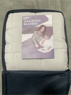 Light Gray Weighted Blanket - Cozy Pressure Throw